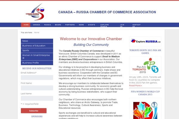 canadarussiachambers.org site used Crcc