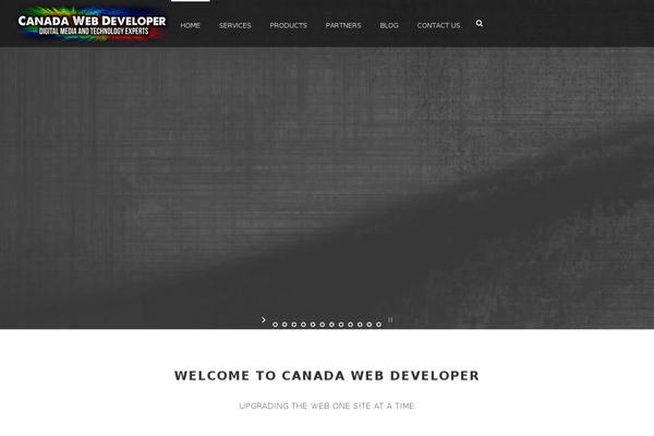 CanadaWebDeveloper theme websites examples