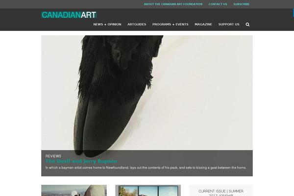 canadianart.ca site used Canadian-art