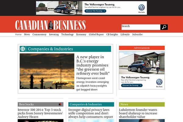 canadianbusiness.com site used Canadian-business