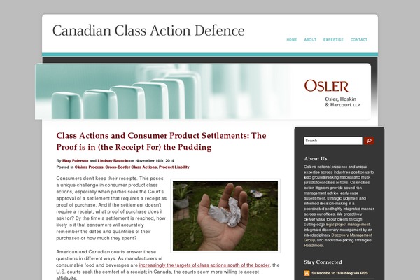 canadianclassactiondefence.com site used B0001634-oslerclassactions