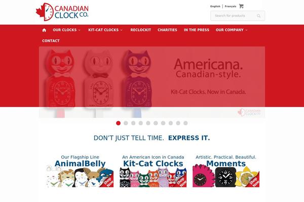 canadianclockco.com site used Divi Child