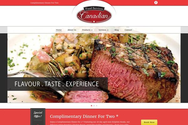 canadianfoodservices.com site used Delicieux