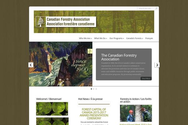 canadianforestry.com site used Chameleon