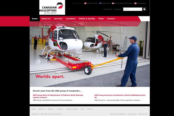 canadianhelicopters.com site used Hnz