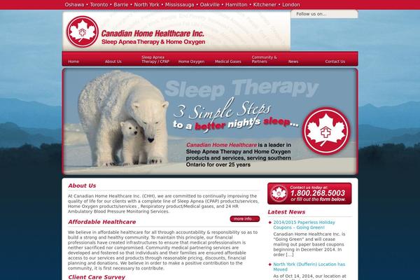 canadianhomehealthcare.ca site used Discotoast