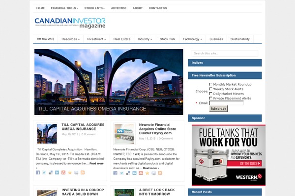 canadianinvestor.com site used Channelpro