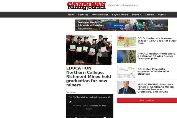 canadianminingjournal.com site used Canadianminingjournal