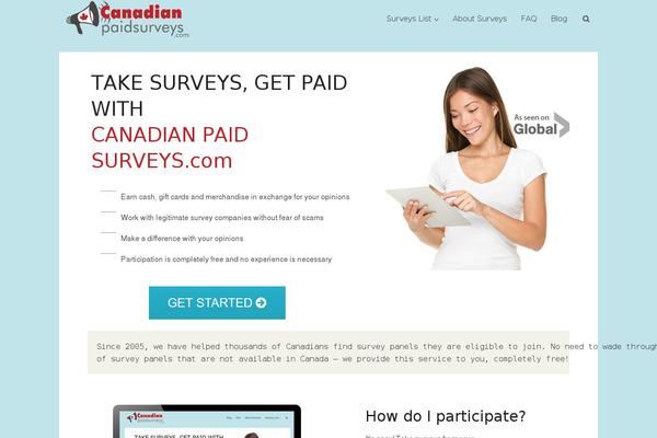 canadianpaidsurveys.com site used Voice