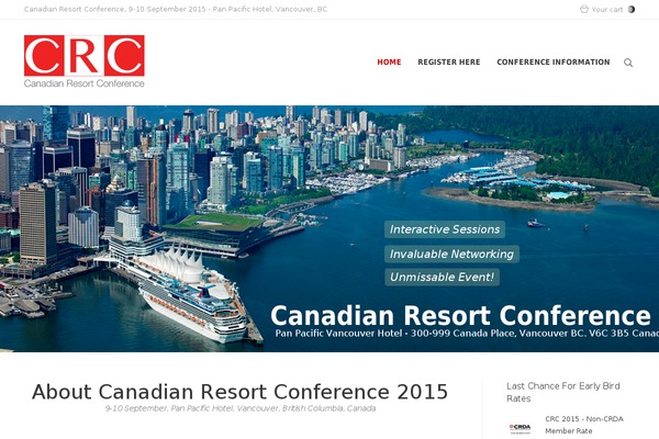 canadianresortconference.com site used Elvyre