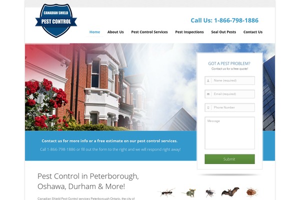canadianshieldpestcontrol.com site used Canadian-shield
