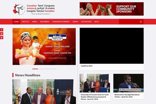 WordPress website example screenshot