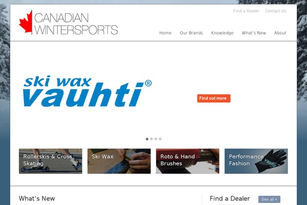 canadianwintersports.com site used Custom