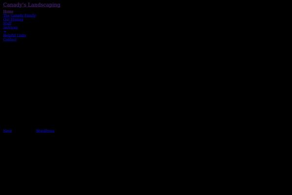 WordPress website example screenshot