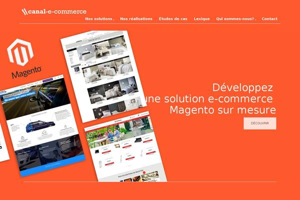 canal-e-commerce.fr site used Qaro