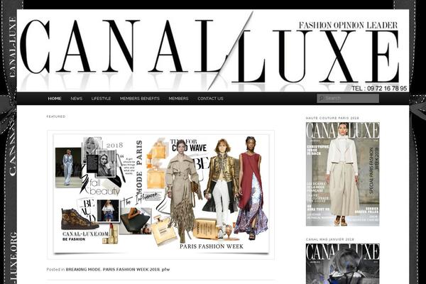 canal-luxe.org site used Twenty Eleven