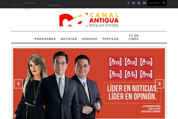canalantigua.tv site used Newsphere-child