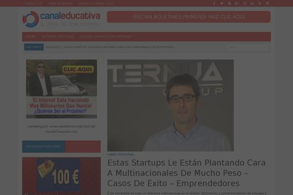 canaleducativa.com site used MH Newsdesk