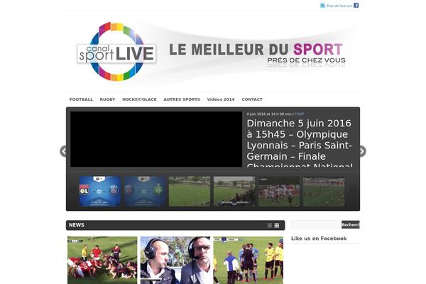 canalsportlive.com site used Videozoom