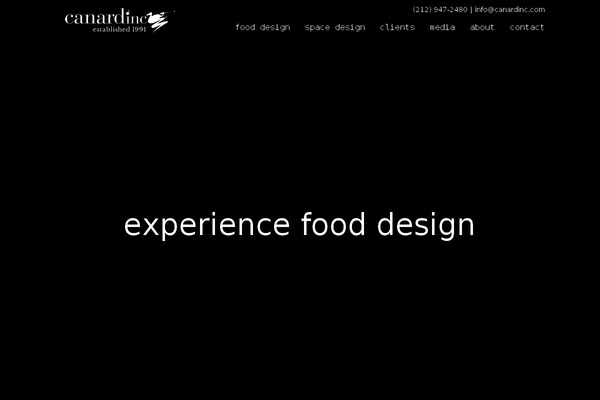Canard theme site design template sample