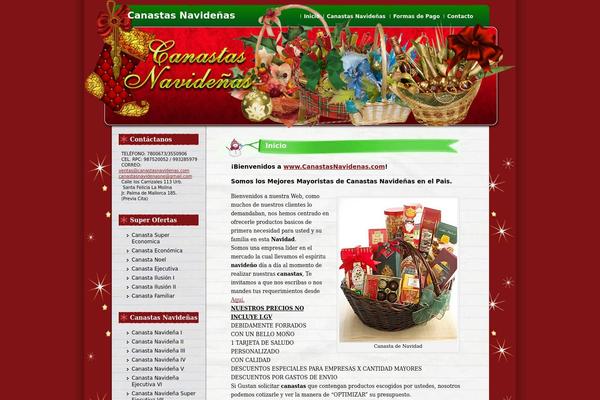 navidad theme websites examples