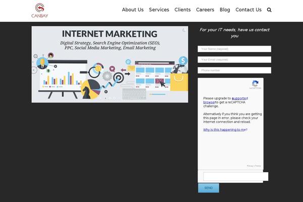 WordPress website example screenshot