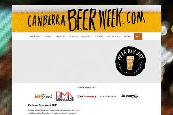 canberrabeerweek.com site used Canberrabeerweek