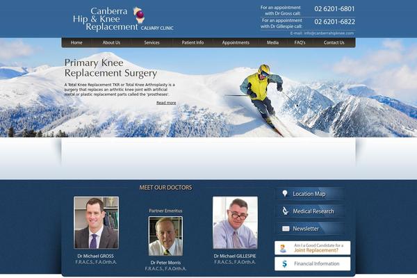 canberrahipknee.com site used Canberra