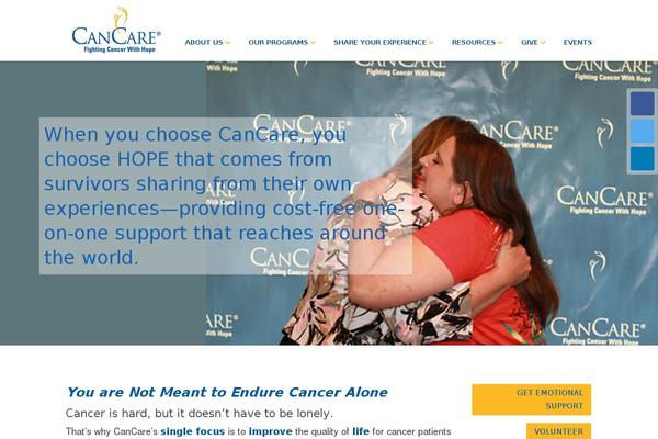 cancare.org site used Divi Child