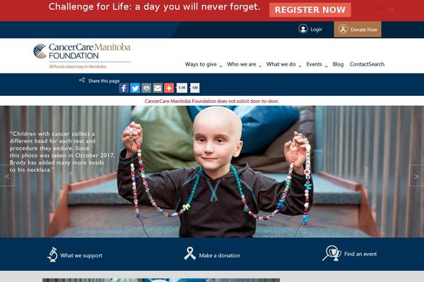 cancercarefdn.mb.ca site used Twentyfifteen_cancer_care