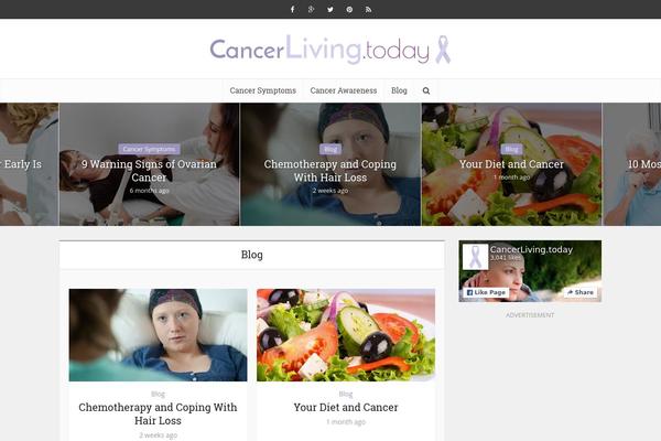cancerliving.today site used Healthliving