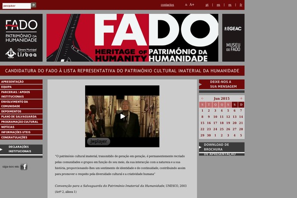 candidaturadofado.com site used Candidatura
