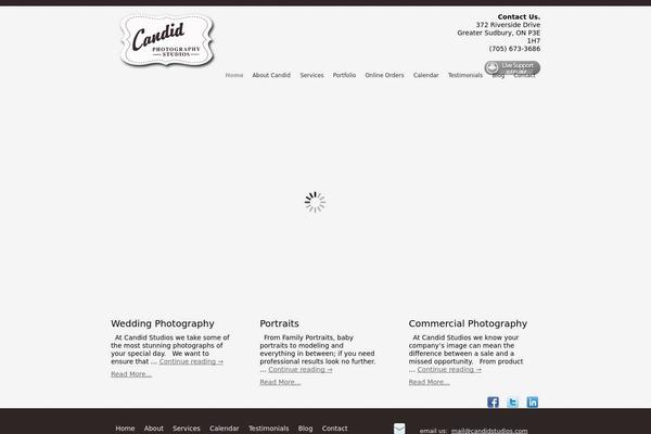 candidstudios.com site used Blank-theme