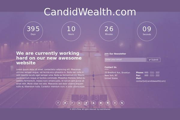 candidwealth.com site used Xtime