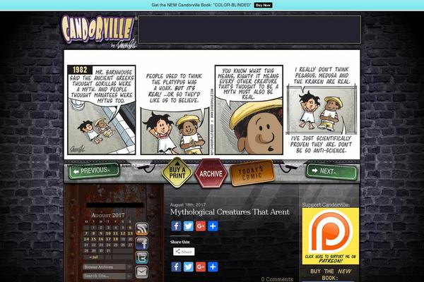 candorville.com site used Comicpress-cv
