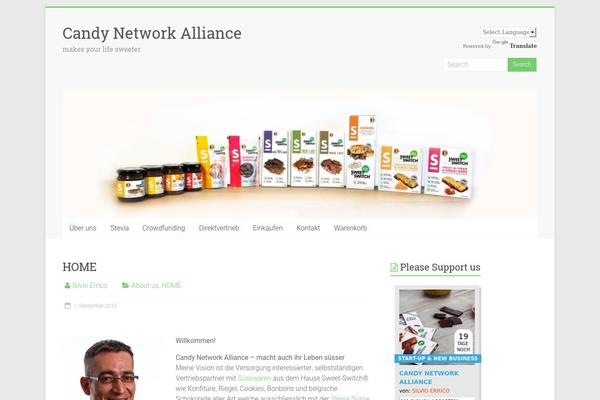 Accelerate theme site design template sample