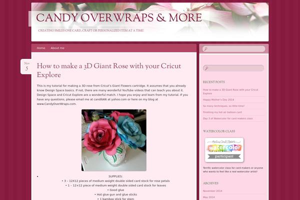 Bouquet theme site design template sample