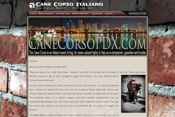 canecorsopdx.com site used Evening Shade