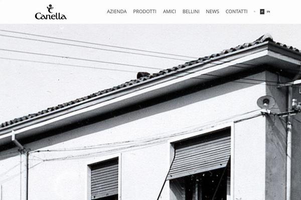 canellaspa.com site used Canella