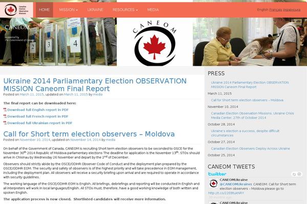 caneom.ca site used Democracy