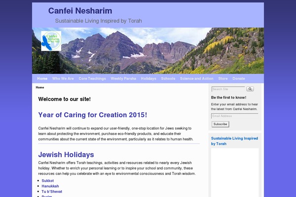 canfeinesharim.org site used Econature-lite