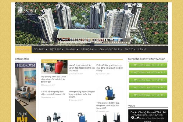 WordPress website example screenshot