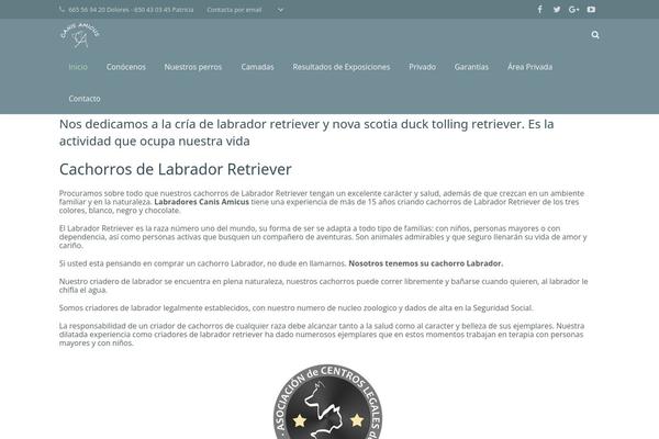 Impreza theme site design template sample