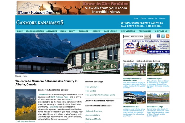 canmorekananaskis.com site used Canadianrockies