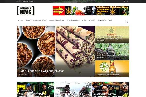 cannabisnews.pl site used Newspaper Child