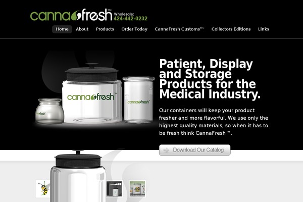 cannafresh.com site used Organic-life