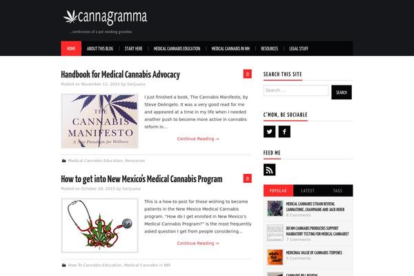cannagramma.com site used Hiero-child