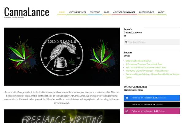cannalance.com site used Unos-magazine-black