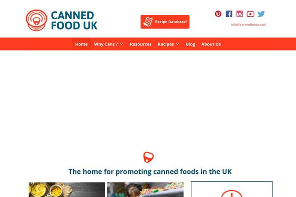 cannedfood.co.uk site used Technique