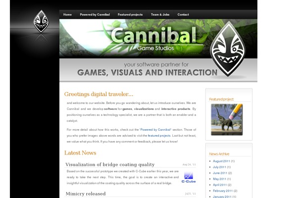 cannibalgamestudios.com site used Cannibal